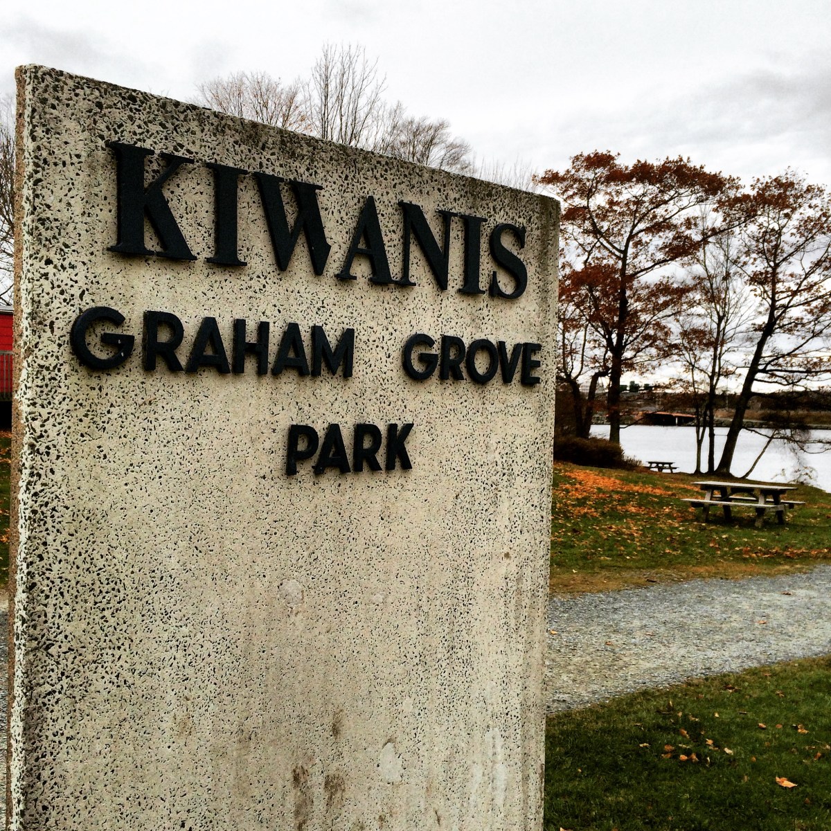 Graham's Grove Park with dog