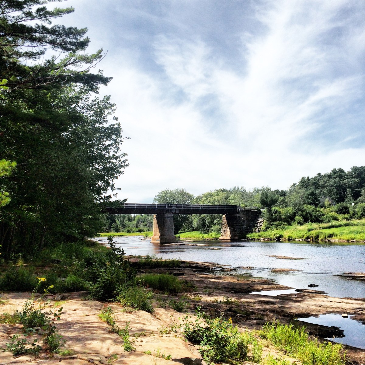 White Rapids Adventure Trail in Fredericton Junction, New Brunswick Off-Leash Dog Friendly